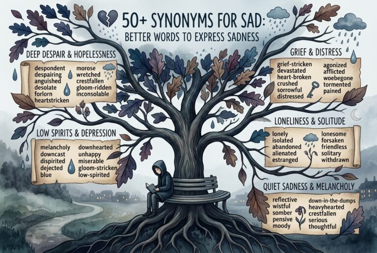synonyms for sad