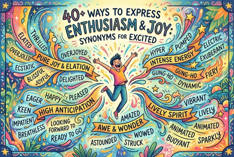 synonyms for excited