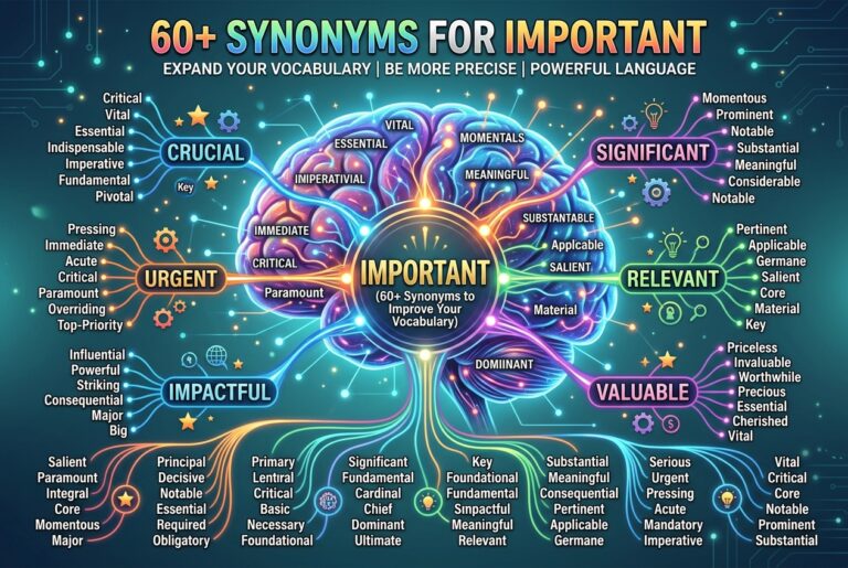 synonyms for important