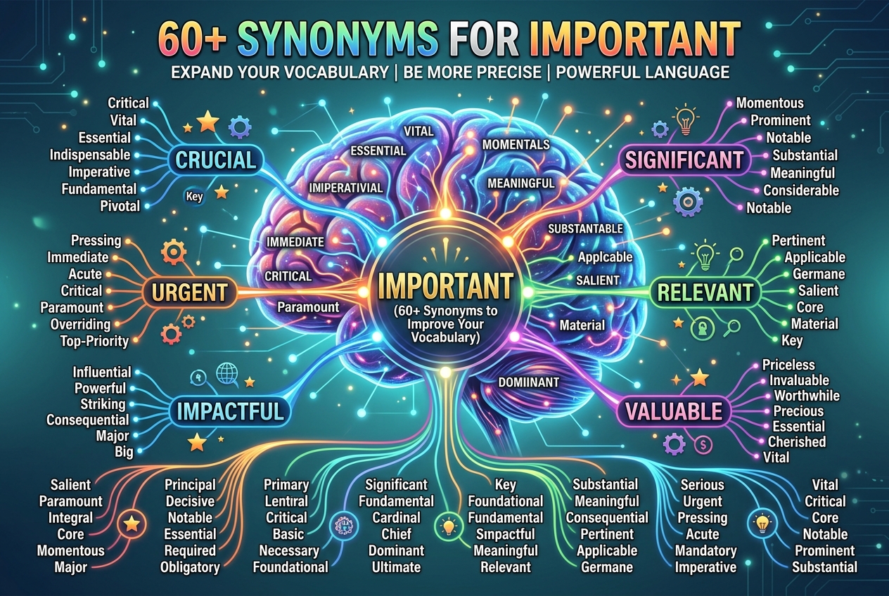 synonyms for important