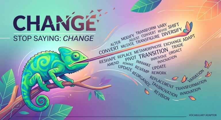 change synonym