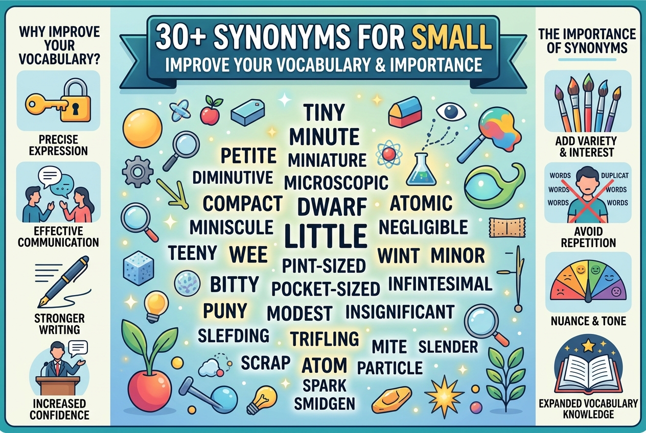 synonyms for small